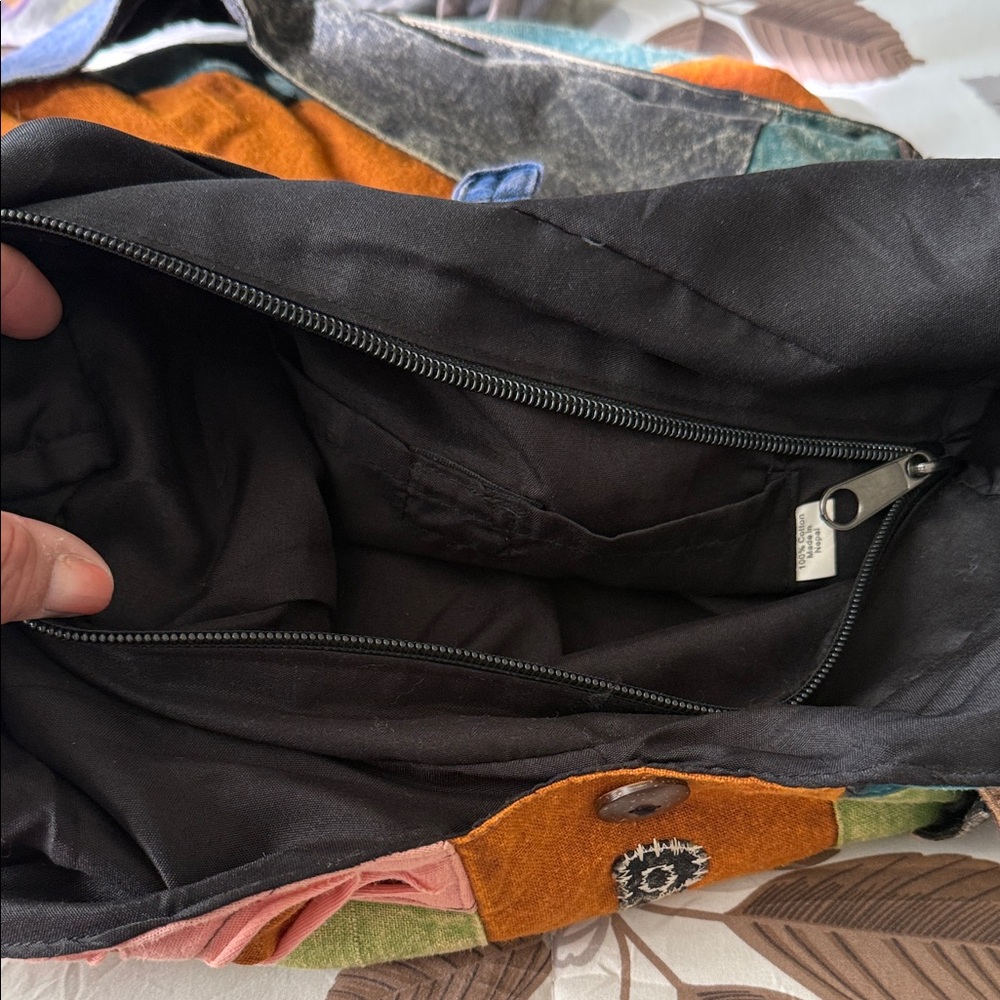 Colorful Patchwork Shoulder Bag - Picture 6 of 8